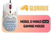 Glorious Model D Minus Matte White — 61g Ergonomic RGB Gaming Mouse - image 1